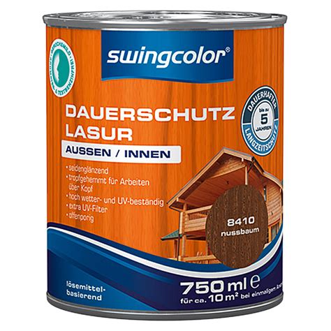 Swingcolor Dauerschutzlasur Nussbaum Bei Bauhaus Kaufen