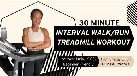 30 Minute Walk Run Tread Workout For Weight Loss And More Build