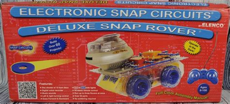 Snap Circuits Lot Scrov 50 Snap Rover Educational Radio Controlled