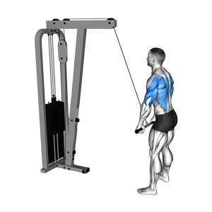 Cable Straight Arm Pulldown Smash Your Limit BurnFit