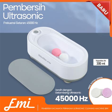 Jual Pembersih Kacamata Perhiasan Ultrasonic Cleaning W Recharge