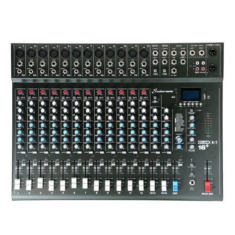 Hw Audio Studiomaster Club Xs 16 Compact Mixing Desk Ideal For Bands