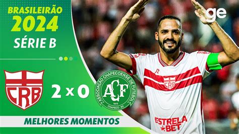 CRB 2 x 0 CHAPECOENSE MELHORES MOMENTOS 4ª RODADA BRASILEIRÃO SÉRIE