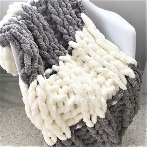 Instructions For Chunky Knit Blanket At Jennifer Frazier Blog