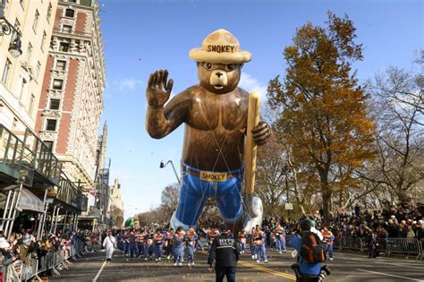 Smokey Bear Continued His 75th Birthday Celebration At The 2019 Macys