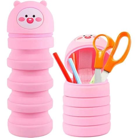 Trousse Crayon Telescopique Trousse Scolaire Kawaii Tui Crayons