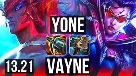 Yone Vs Vayne Top 66 Winrate 6 Solo Kills Kr Diamond 13 21