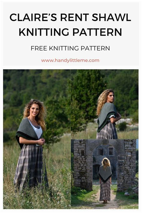 Claire S Rent Shawl Knitting Pattern Outlander Knitting Patterns