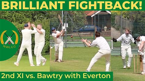 BRILLIANT FIGHTBACK Cricket Highlights W Commentary NWLCC 2nds V