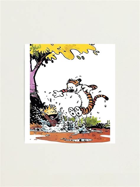 The Calvin And Hobbes Bill Watterson Classic Photographic Print For