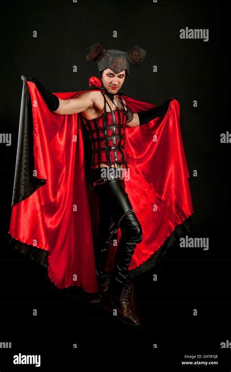 Male Devil Costume Stock Photo Alamy