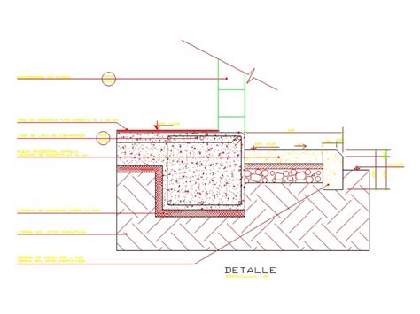 Detalle De Vereda Perimetral En AutoCAD CAD 88 68 KB Bibliocad