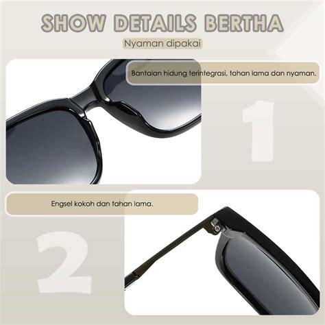 Jual Bertha Kacamata Sunglasses Polarized Photocromic Style Kotak