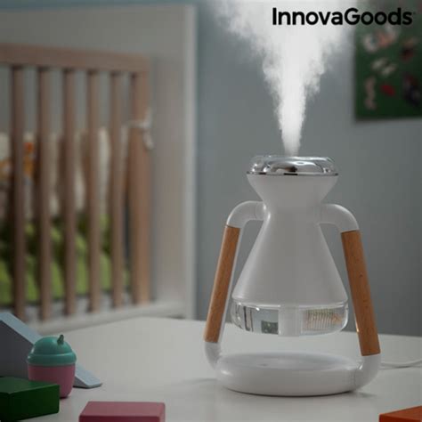 Humidificador Difusor De Aromas E Carregador Sem Fios 3 Em 1 VEJA O