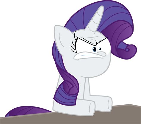 MLP: FiM Vector - Rarity (Angry) #5 by Twilirity on DeviantArt