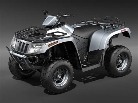 Atv Quad Arctic Cat Ac 700 3d Model Max Obj Mtl 3ds Fbx C4d Lwo Lw Lws