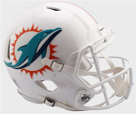 Miami Dolphins Riddell Full Size Authentic Speed Helmet | Crawford's ...