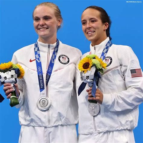 Jessica Parratto Delaney Schnell Silver Medal Diving