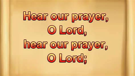 Hear Our Prayer O Lord Sda Hymnal Youtube