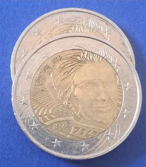 Rare Pi Ce Euros Simone Veil Eur Picclick Fr