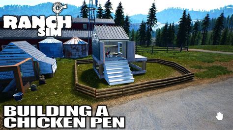 Building My Own Makeshift Chicken Pen Ranch Simulator Gameplay E06