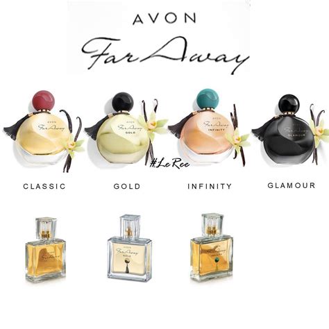 Avon Perfume Far Away Classic Gold Infinity Glamour Lazada