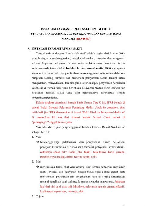 PDF Struktur Organisasi Job Desk Sdm Revised DOKUMEN TIPS