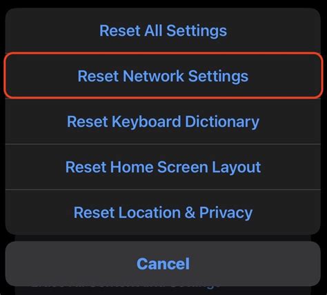 How To Reset Network Settings On An IPhone Android Authority