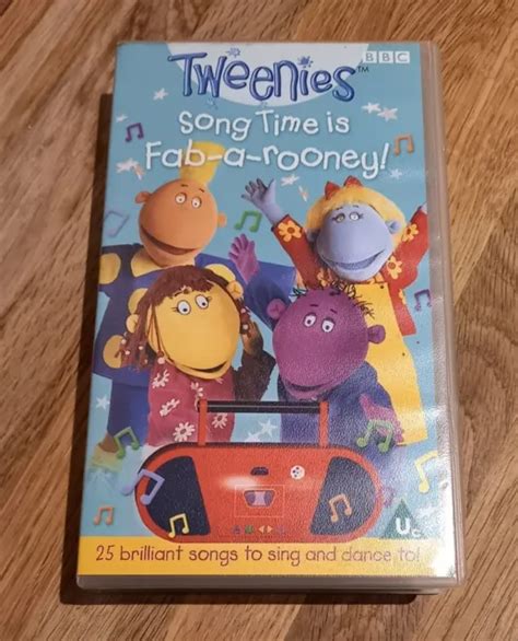 Tweenies Song Time Is Fab A Rooney Vhs 1998 Great Condition Untested £3 99 Picclick Uk