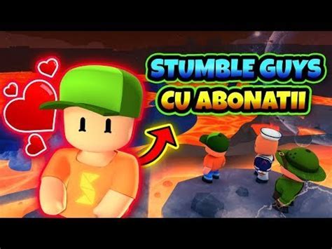 Live Cu Abona Ii Pe Stumble Guys Custom Game Stumble Guys Youtube