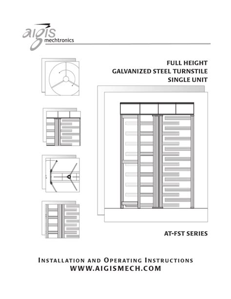 Single Turnstile Installation