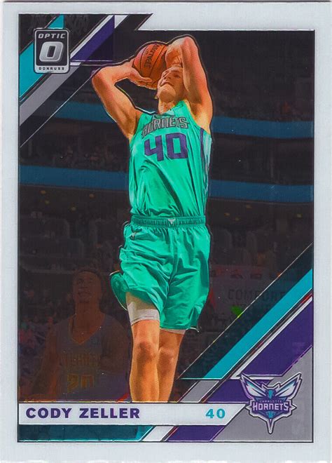 Cody Zeller 2019 20 Panini Donruss Optic Chrome Base Card 44 Charlotte