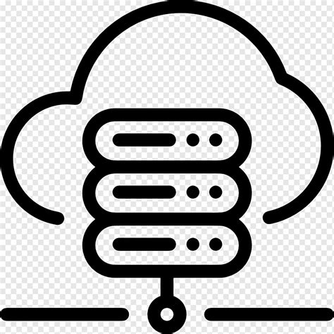 Cloud Computing Cloud Server Database Icon Png Pngwing