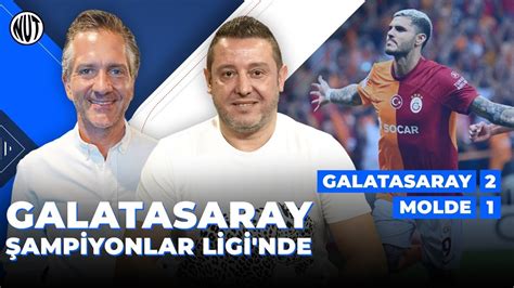 Galatasaray 2 1 Molde Maç Sonu Nihat Kahveci Nebil Evren UCL