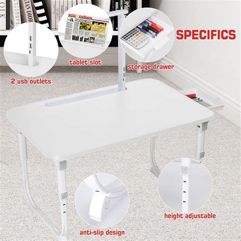 Snapklik Laptop Desk For Bed Lap Desk Bed Table