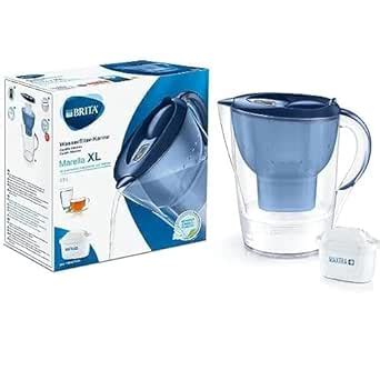 Brita Caraffa Filtrante Marella Xl Per Acqua Blu L Incl