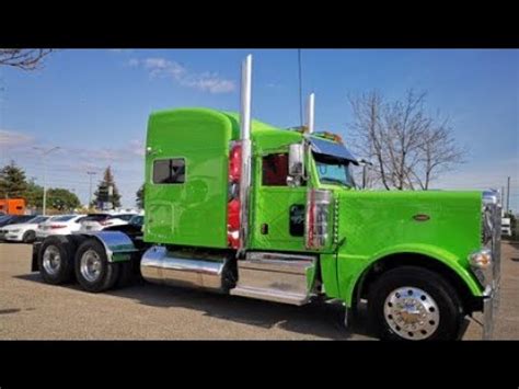 2021 PETERBILT 389 78 In Neon Green Full Exterior Interior Walk