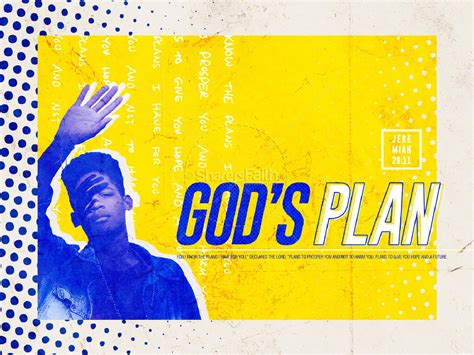 Gods Plan Sermon Series Graphic Clover Media