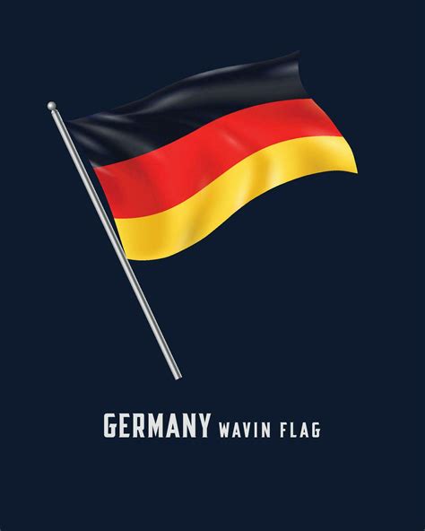 Germany Wavin Flag Vector Art At Vecteezy