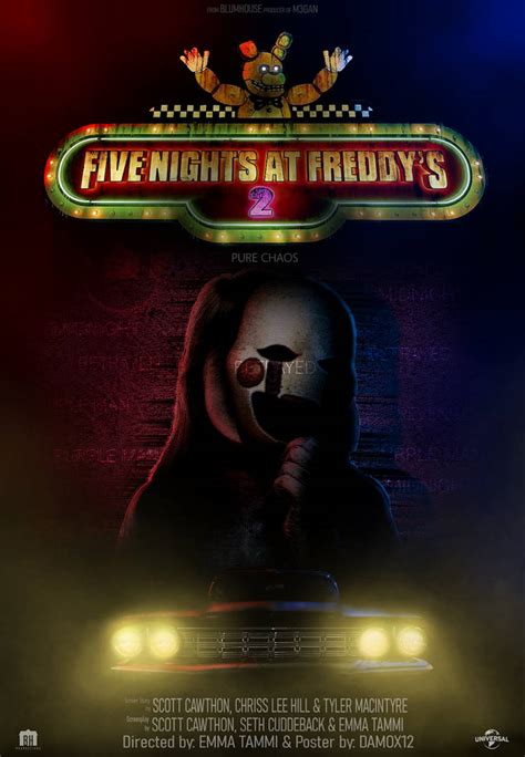 Five Nights At Freddys 2 Movie Poster By Donko0ffical On Deviantart