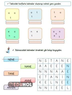 S N F Lkokumayazma T Sesi H Eduhol Etkinlik Ndir Oyun Oyna