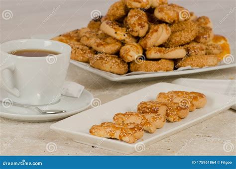 Turkish Cookie From Turkish Cuisine Stock Photo Image Of Ekler