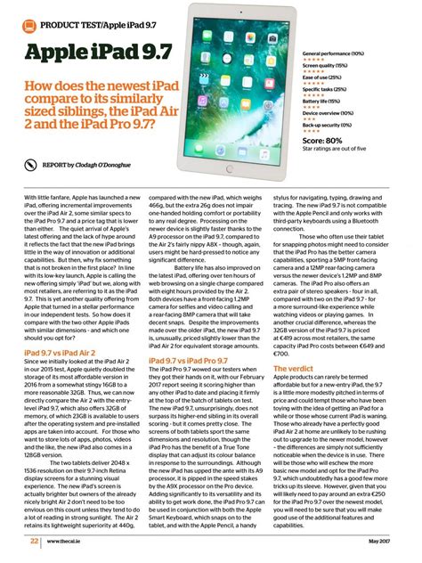 Apple iPad 9.7 - Consumers’ Association of Ireland