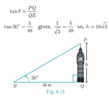 Problems Involving Angle Of Elevation Solved Example Problems