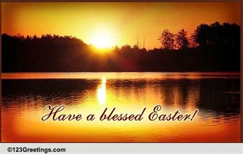 Blessed Easter Free Religious Ecards Greeting Cards 123 Greetings