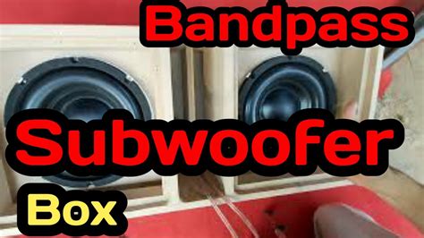 Subwoofer Box For 10 Bandpass Diy Car Audio Making A Car Subwoofer Box Youtube