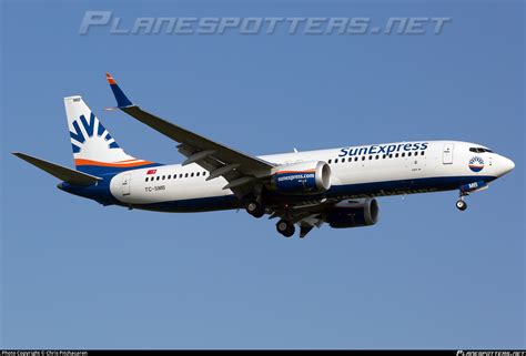 Tc Smb Sunexpress Boeing Max Photo By Chris Pitchacaren Id