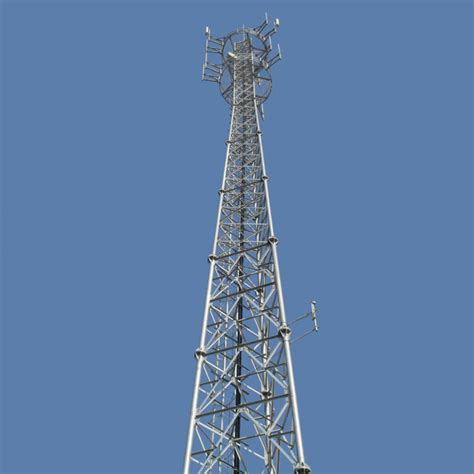guying portable mobile antenna steel towers communication tower