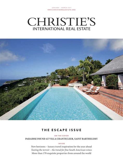 Christies International Real Estate Magazine Romolini Immobiliare