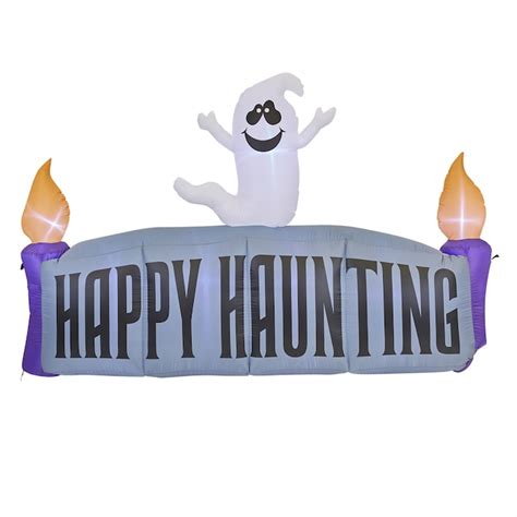 Gemmy 5.3-ft x 8-ft Lighted Ghost Halloween Inflatable in the Halloween Inflatables department ...